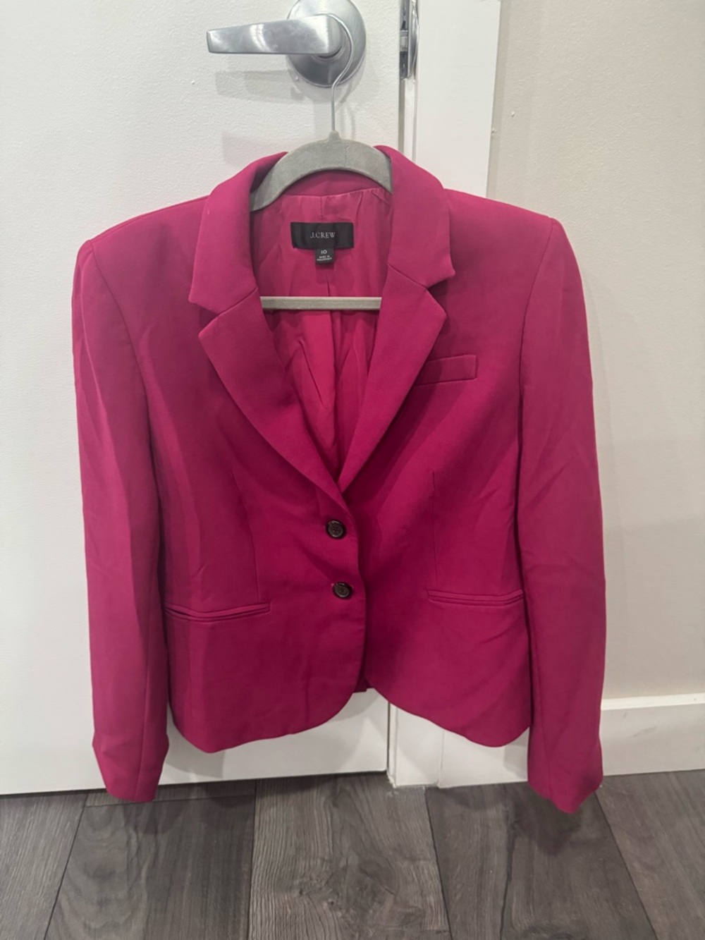 J. Crew Women's Bright Fuchsia Tailored Blazer